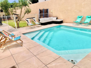 Villa climatisée de l'Etang de THAU avec piscine